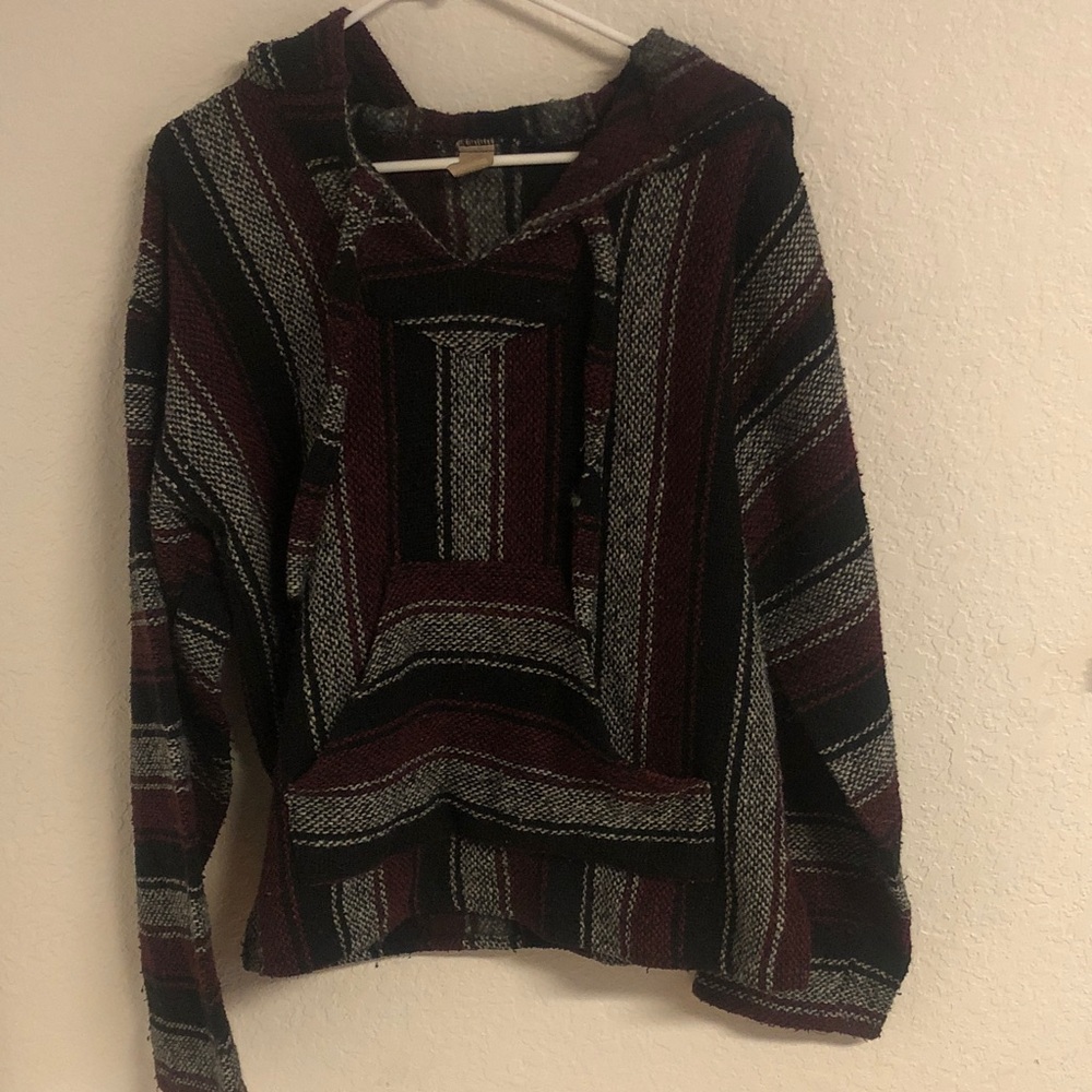 Striped Hooded Sweater